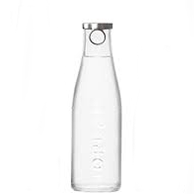 Linlang shanghai 16oz 490ml high quality eco friendly new design Ring pull cap mineral water glass bottle