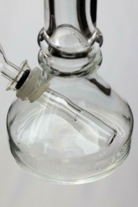 	
bong de sticlă transparentă
